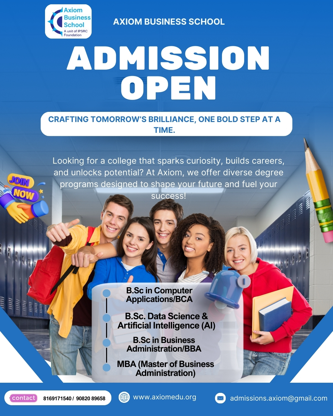 Best BCA, BBA, MA, M.Com & MBA College in Navi Mumbai | Axiom Business School